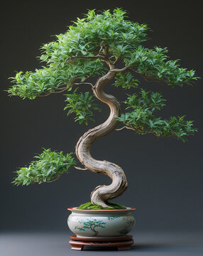 bonsai tree in a pot