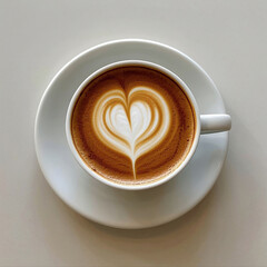 Perfectly Brewed Cappuccino with Foam Art
