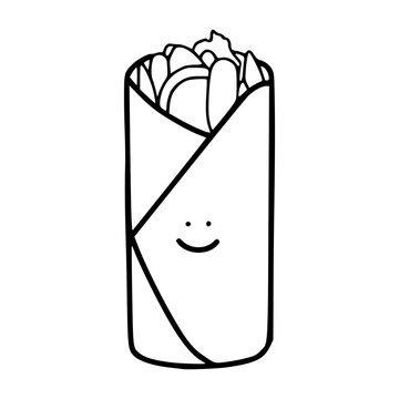 recommend clip art: funny food clipart : burrito
