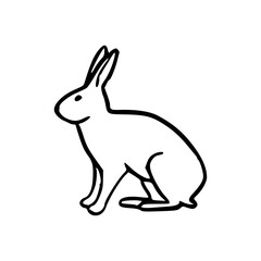 bunny outline
