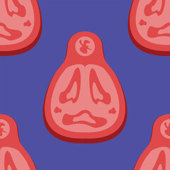 Realistic Meat Vector Seamless Pattern Digital Paper – Butcher Shop Background, Raw Beef, Pork, Chicken, Sausages, Steak, BBQ, Carnivore Food Texture for Packaging, Menu Design, and Culinary Projects