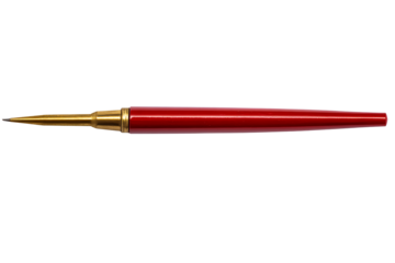 red ballpoint pen isolated on white background PNG. AI GENERATED