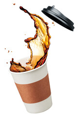 coffee splashing