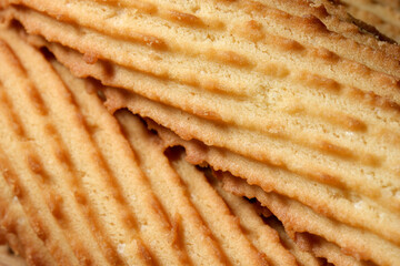 Deliciously baked layers of crispy sweet confection