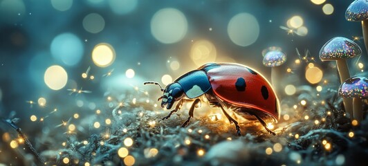 Enchanted Forest Ladybug Glow, Ladybugs