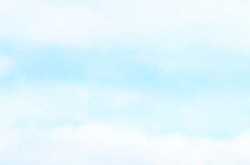 Blue sky with white fluffy cloud. Cumulus clouds background. Cloudscape morning sky. The concepts of freedom of life, never give up and positive though energy.