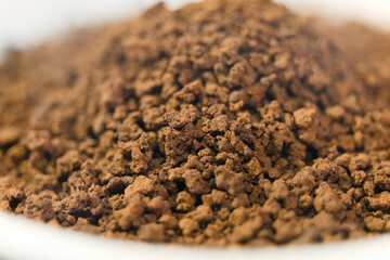 Ground coffee ready for your morning brew