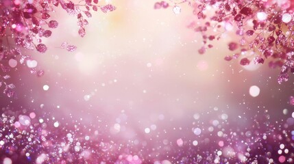 pink bokeh background