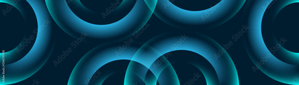 Poster shiny blue curve design lines pattern abstract glowing geometric lines