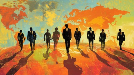 Young business leaders shaping the future of the corporate world