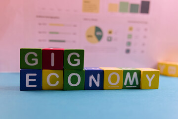 Understanding the gig economy through colorful blocks