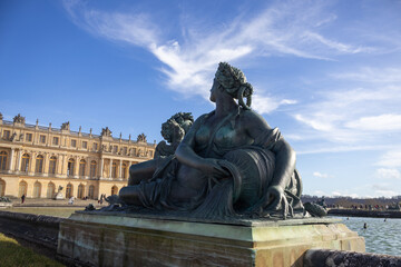 sculpture in the park of the Palace of Versailles