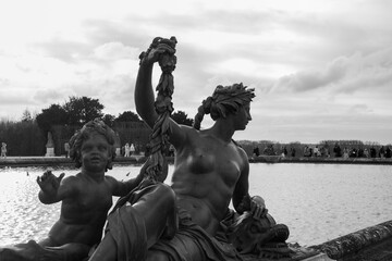 sculpture in the park of the Palace of Versailles
