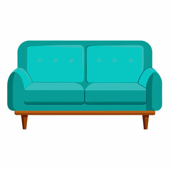 sofa isolated on white background