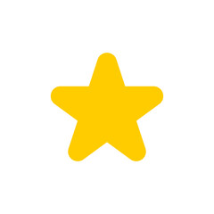 star icon illustration isolated on white background