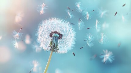 dandelion seed head