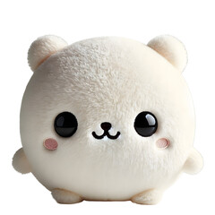 Super cute doll with transparent background