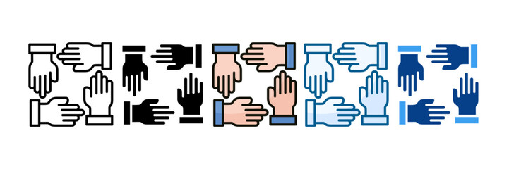 Cohesion Icon Set Multiple Style Collection