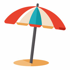 red and yellow umbrella