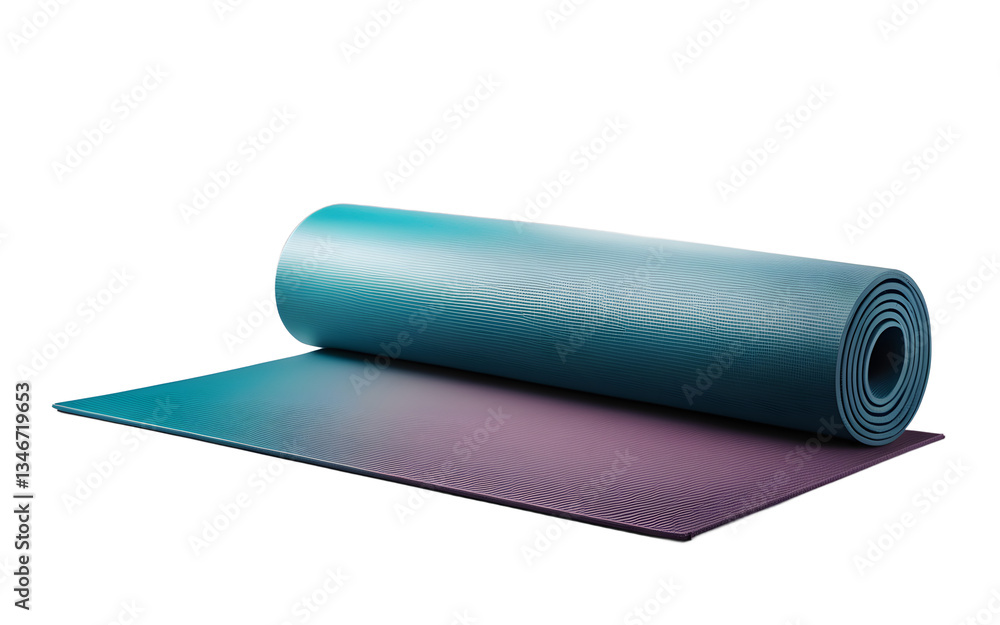 Aufkleber yoga mat isolated on a empty plain background