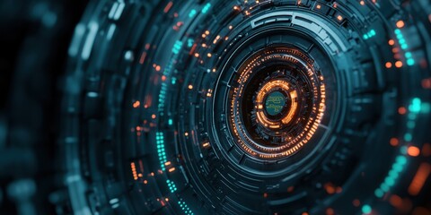 Fototapeta premium Cybersecurity Banner