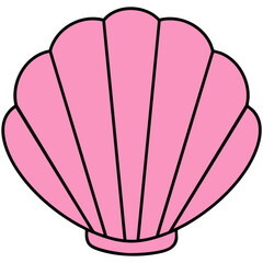 Cartoon Seashell