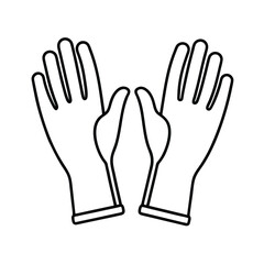 Obraz premium Protective Hand Gloves Safety, Hygiene, and Cleanliness Essentials