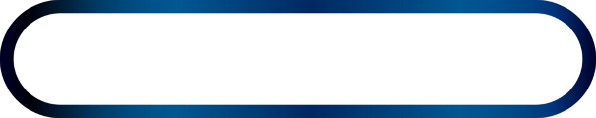 Dark blue rounded banner label isolated on a transparent background.