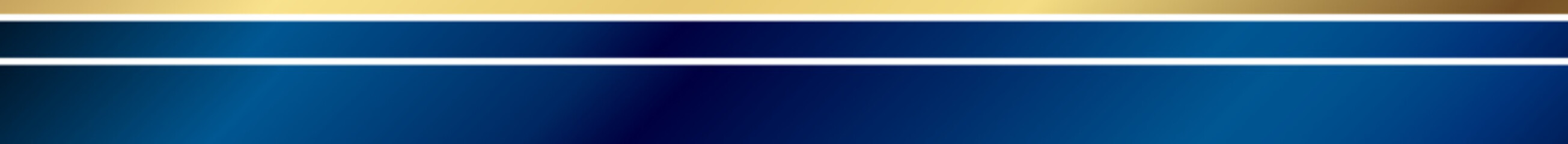 Obraz premium Blue and gold horizontal banner with metallic shine.