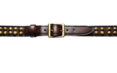 Bullet belt isolated on a empty plain background