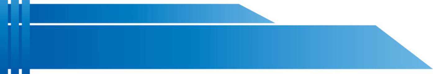 Fototapeta premium Futuristic blue tech banner with geometric shapes.