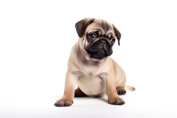 Obraz premium Pug animal mammal puppy.