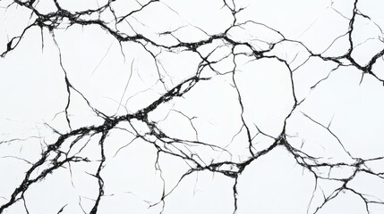 Fototapeta premium Cracked White Surface with Black Lines Seamless Texture Background Design