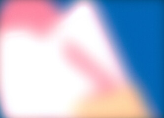 Blue, Pink, Cream, and White Mesh Gradient with Grain Background