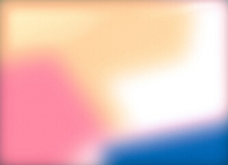 Blue, Pink, Cream, and White Mesh Gradient with Grain Background