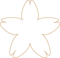 Brutalist abstract geometric shape