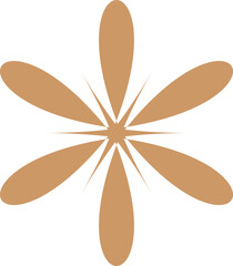 Brutalist abstract geometric shape