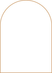 Obraz premium Minimalist aesthetic linear frame