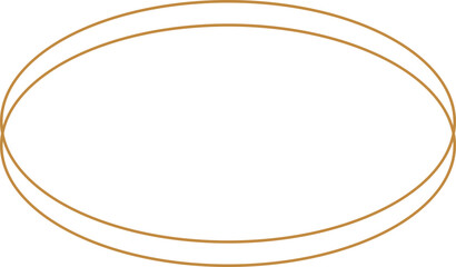 Minimalist aesthetic linear frame