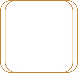 Fototapeta premium Minimalist aesthetic linear frame