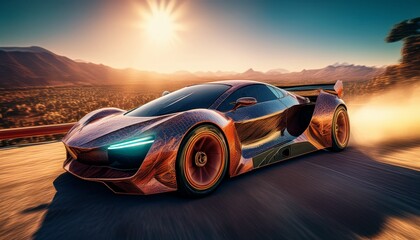 Obraz premium Sports cars embody the spirit of freedom. 