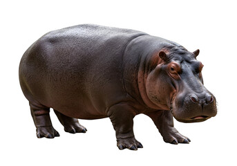 Hippopotamus on a transparent background