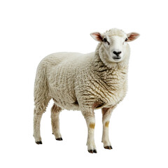 Fototapeta premium Sheep on a transparent background