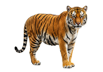 Obraz premium Tiger on a transparent background