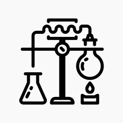 Design Illustration graphic of Gas Cylinder icon with line style. Suitable for UI, mobile design, web design, etc.