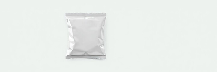 Blank Sachet Mockup - Design Concept with Empty Space