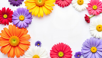 Vibrant floral arrangement with oversized petals on clean backdrop, beauty