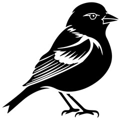 Bird vector illustration simple design
