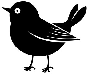 Bird vector illustration simple design