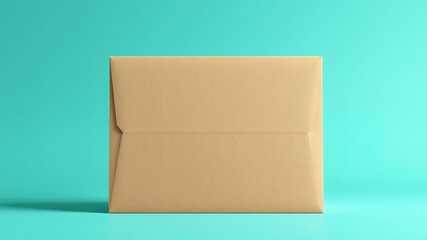 Cardboard Mailer Mockup - Blank Right Side Design Concept